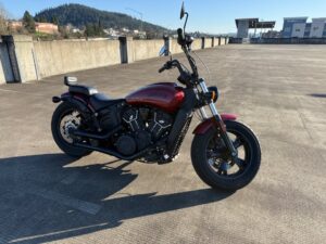 2023 Indian Scout Bobber Sixty ABS — 3,400 miles — Custom Exhaust — 1 Local Owner — Carfax